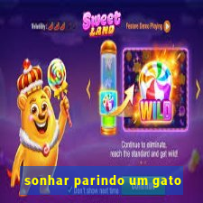 sonhar parindo um gato